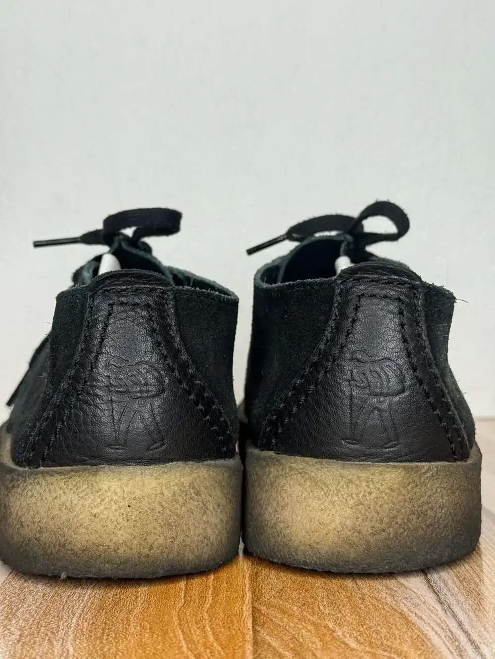 Clarks Originals Desert Trek Black Suede Shoes
